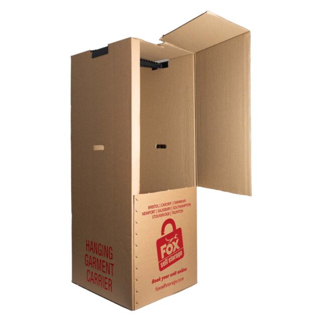 Wardrobe cartons (inc hanging rail)